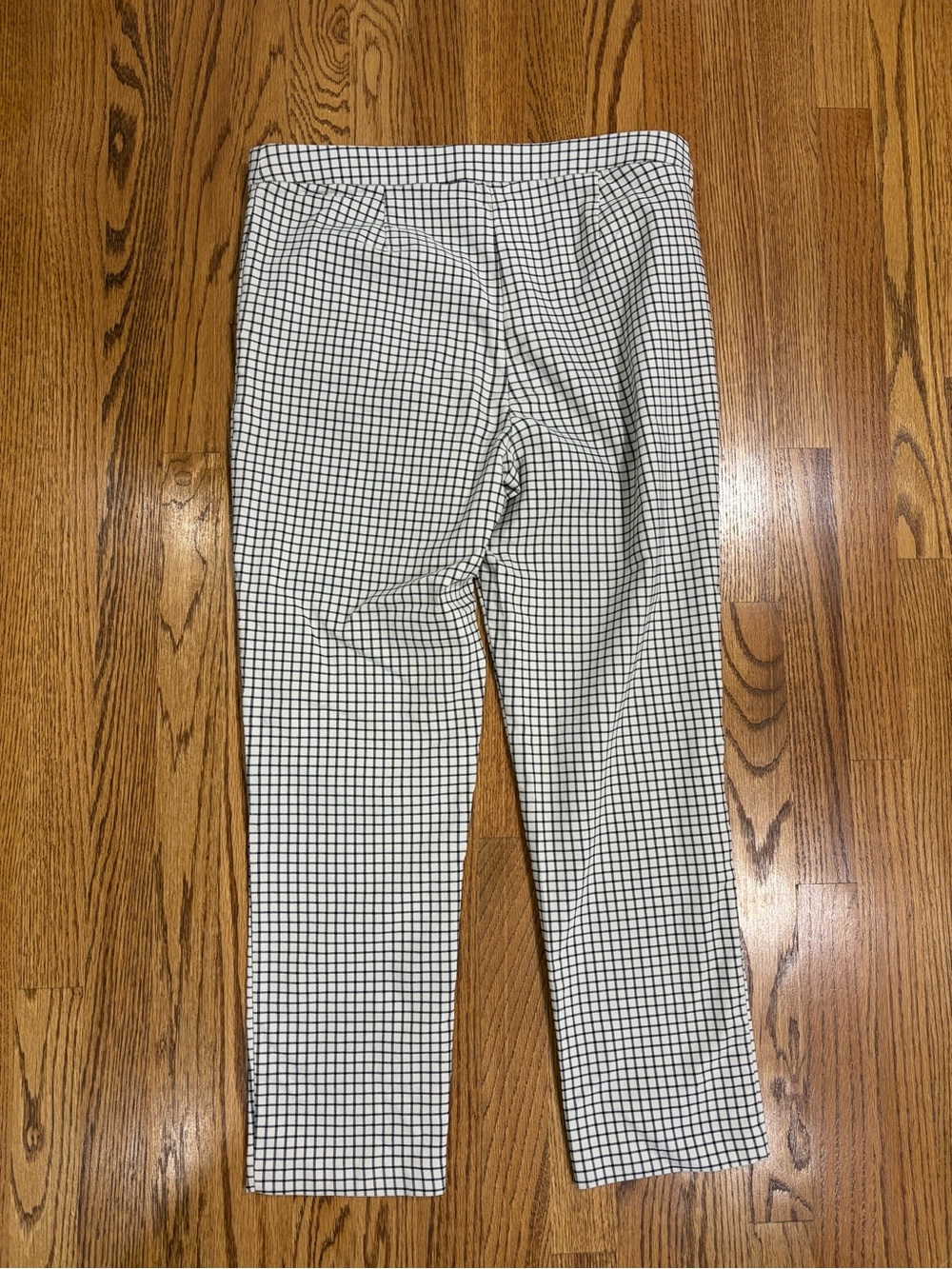 B&W Checker Print Cropped Trousers (12) - Picture 2 of 7